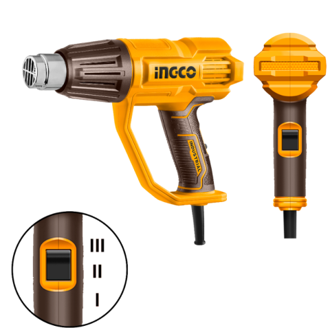 Pistol Aer Cald Electric, 2000W, 3 Trepte Temperatura, 50°C-550°C, Industrial [2]