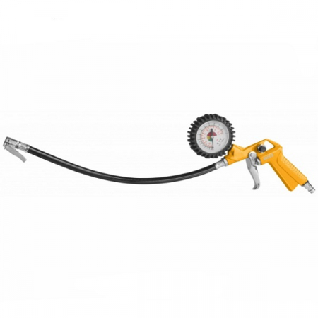 Compresoare, scule pneumatice si accesorii - Pistol aer cu manometru 12bar - INGCO  ATG0601