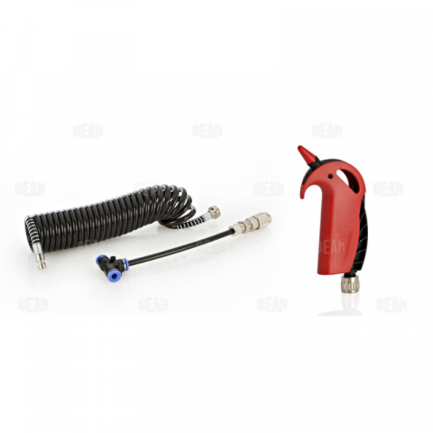 Pistol cu ​​aer comprimat de suflare pentru camioane, universal, carcasa rosie [1]
