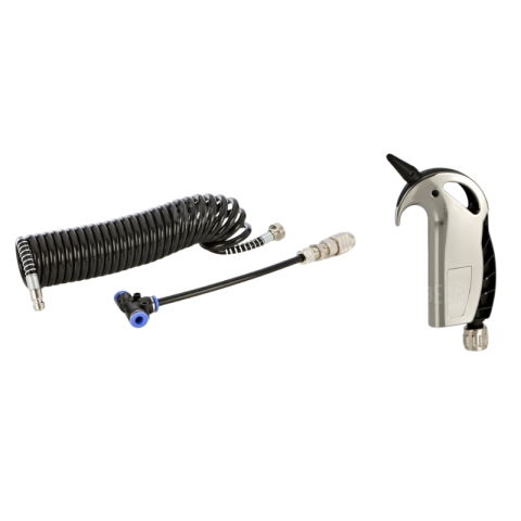 Pistoale de Suflat Aer - Pistol suflat aer comprimat Scania, finisaj cromat, design ergonomic