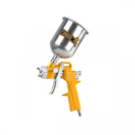 Compresoare, scule pneumatice si accesorii - Pistol Vopsit vas sus 400 cc - INGCO  ASG4041