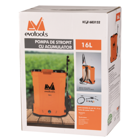 Pompa de Stropit cu Acumulator, 16L [4]