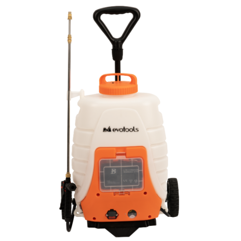 Pompa de Stropit cu Acumulator, Roti de Transport, 18L [4]