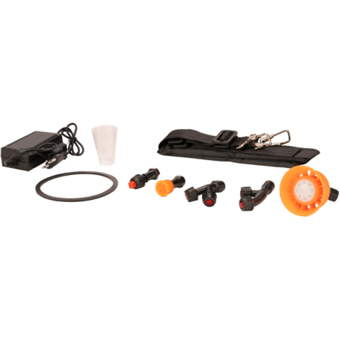 Pompa de Stropit cu Acumulator, Roti de Transport, 18L [2]