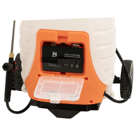 Pompa de Stropit cu Acumulator, Roti de Transport, 18L [5]