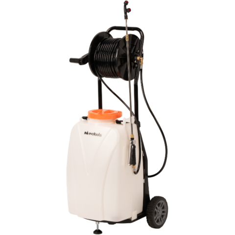 Pompa de Stropit cu Acumulator, Roti de Transport si Furtun 30M, 40L [1]