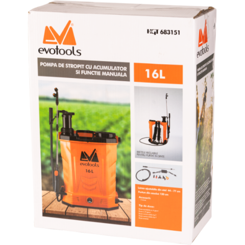 Pompa de Stropit cu Acumulator si Functie Manuala, 16L [5]