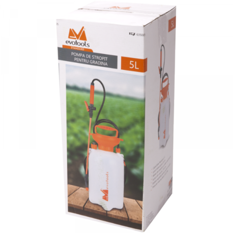 Pompa de Stropit Manuala Evotools 5L cu Gradatie, Pulverizator cu presiune [1]