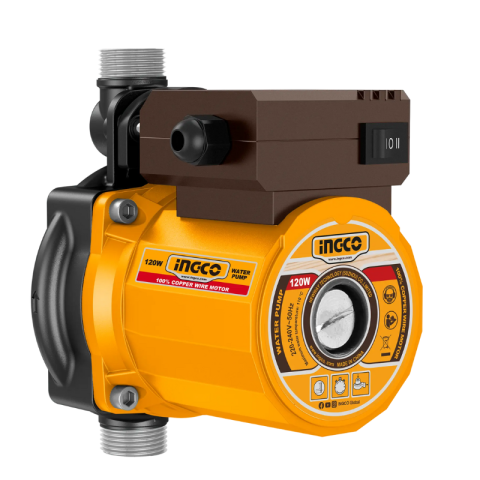 Noutati - Pompa Recirculare Apa Calda, 120W, Motor Cupru, Debit 25L/min, Inaltime Pompare 10m, 3 Trepte Viteza, 0.75 Toli