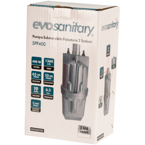 Pompa Submersibila Pulsatorie cu 2 Sorburi SPP 400W [1]