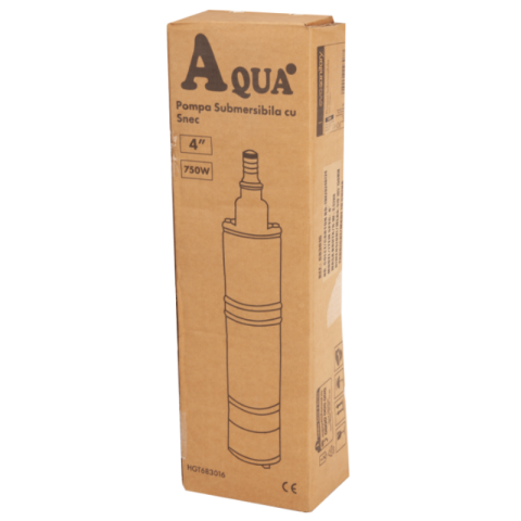 Pompa Submersibila Snec 750W, Diametru 4, Debit 28.3 L/min, Inaltime 80m, INOX [1]