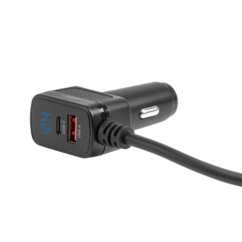 Prelungitor bricheta auto, 120W cu 2 prize, USB-C, USB-A [6]