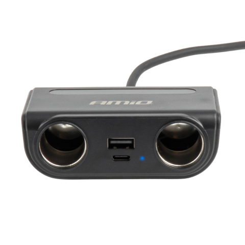 Prelungitor bricheta auto, 120W cu 2 prize, USB-C, USB-A [5]