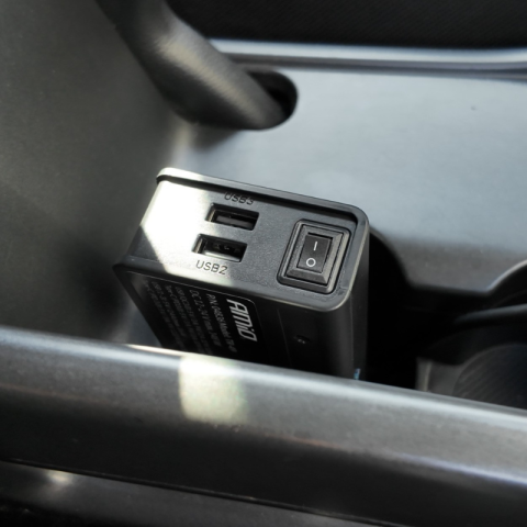 Prelungitor bricheta auto, 3 prize, 4 USB, 148W, QC PD [2]