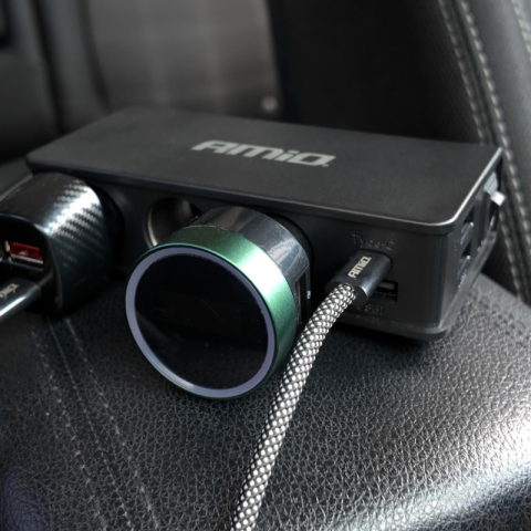 Prelungitor bricheta auto, 3 prize, 4 USB, 148W, QC PD [1]