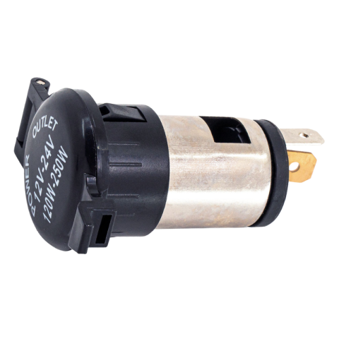 Priza auto suplimentara, 12/24V, 250W, cu capac, protectie praf, pentru vehicule [1]