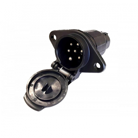 Priza electrica pentru remorca cu 7 pini, tip N, 24V - Truck LED E1302