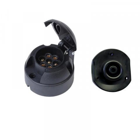 Priza Electrica Remorca 12V, 7 Pini, Plastic, Garnitura Protectie