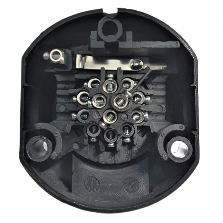 Priza electrica remorca 13+1 pini nichelati, mama, 12V - Truck LED  G-13-C [1]