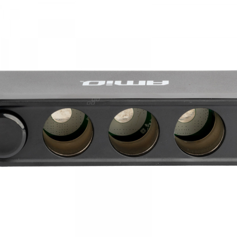 Priza Extensie Auto cu Voltmetru, 3 Prize Bricheta, PD30W, QC3.0, 2xUSB [6]