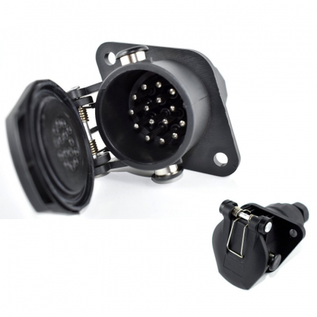 Priza, fisa electrica remorca 15 pini tata, 24V - Truck LED G-15-S