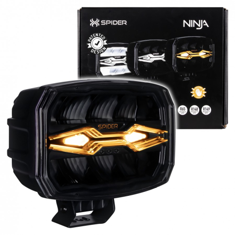 Proiector auto LED X-SPIDER NINJA Oval, 80W, IP69K, Pozitie Dinamica, Stroboscop, Multifunctional [14]