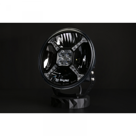 Proiector camion, offroad Cosmo Flash 9X, 11000Lm, 120W, 12/24V, 22.8cm, pozitie alba / portocalie, si stroboscop [10]