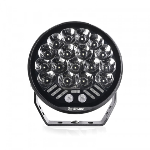 Proiector camion, offroad Dorado 9X, 130W, 12500lm, 12/24V, 21.6cm, pozitie alba si portocalie cu lampa stroboscop [3]