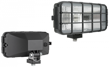 Proiectoare suplimentare, Camion, Off Road - Proiector ceatafaza lunga, Halogen Mare Dreptunghular Cu Grila HP2 - Wesem HP2.11047
