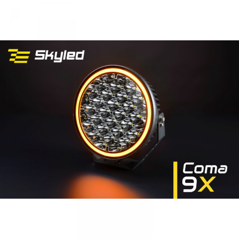 Proiector Coma 9X, 9" FULL LED, 160W, 12500Lm, pozitie alb si portocaliu, R112 [5]