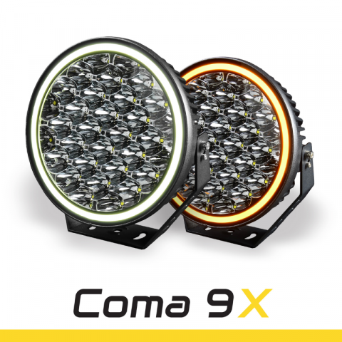 Proiectoare Full LED - Proiector Coma 9X, 9" FULL LED, 160W, 12500Lm, pozitie alb si portocaliu, R112