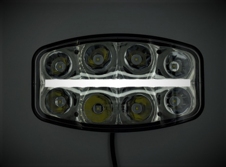 Proiector Full-Led, Pozitie si Faza Lunga Led, 1224V, Dreptunghiular - Oval - Truck LED L3412 [3]