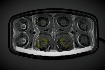 Proiector Full-Led, Pozitie si Faza Lunga Led, 1224V, Dreptunghiular - Oval, Jumbo - Truck LED L3413 [10]