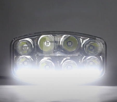 Proiector Full-Led, Pozitie si Faza Lunga Led, 1224V, Dreptunghiular - Oval, Jumbo - Truck LED L3413 [7]