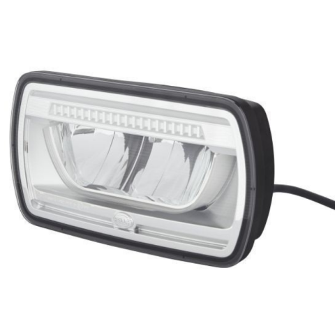 Far faza lunga LED, 12-24V, 23.8 x 14.1 cm, lumina pozitie, 2 Functii [5]
