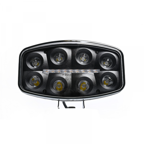Proiector Jumbo Octan Black FULL LED cu lumina de pozitie alb/portocaliu 80W, 4800lm [3]