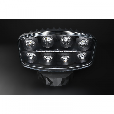 Proiector Jumbo Octan Black FULL LED cu lumina de pozitie alb/portocaliu 80W, 4800lm [6]