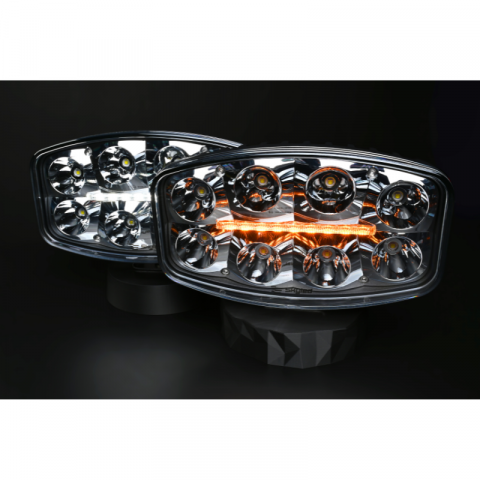 Proiector Jumbo Octan FULL LED cu lumină de poziție alb/portocaliu 80W, 4800lm [3]