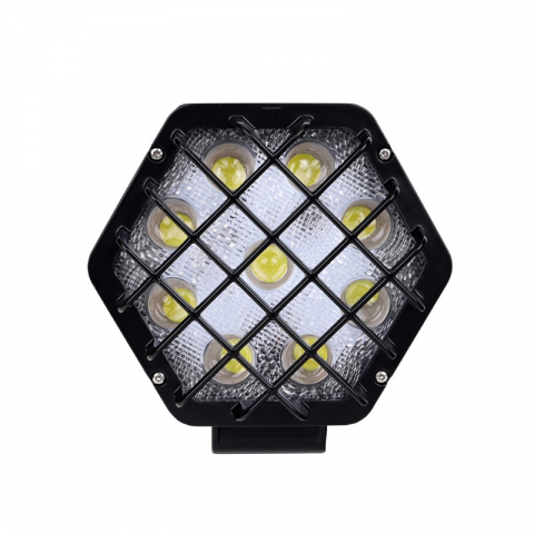 Proiector LED 27W, cu protectie, 12/24V, 1600lm, 6500K, 13.8 x 12.4cm