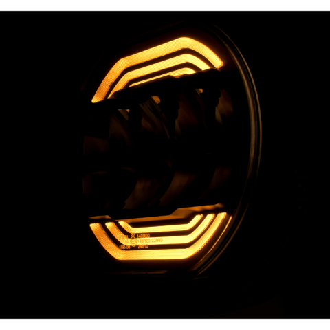 Proiector LED Auto, Galax 9X FI227, 100W, Lumina de Pozitie Alba si Portocalie [3]
