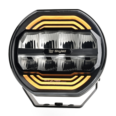 Proiector LED Auto, Galax 9X FI227, 100W, Lumina de Pozitie Alba si Portocalie [7]