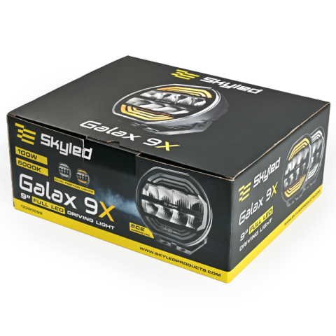 Proiector LED Auto, Galax 9X FI227, 100W, Lumina de Pozitie Alba si Portocalie [18]