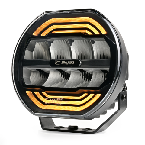 Proiector LED Auto, Galax 9X FI227, 100W, Lumina de Pozitie Alba si Portocalie [2]