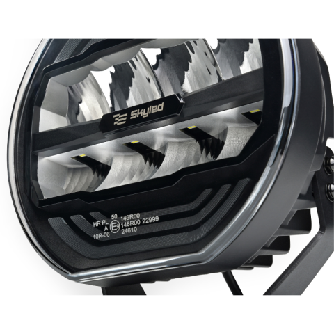 Proiector LED Auto, Galax 9X FI227, 100W, Lumina de Pozitie Alba si Portocalie [9]
