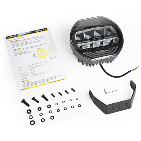 Proiector LED Auto, Galax 9X FI227, 100W, Lumina de Pozitie Alba si Portocalie [17]