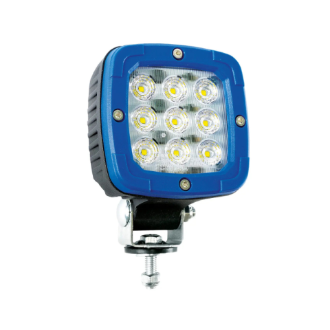 Proiector LED auto lucru, 2800 lumeni, 9 diode CREE, carcasa aluminiu, 12-24V, cablu 1.5m