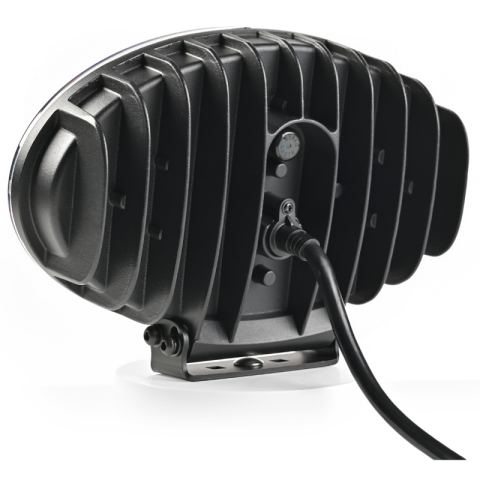 Proiector LED auxiliar Jumbo Ovum Flash, 82W, 12/24V, lumina drum, stroboscop portocaliu [10]