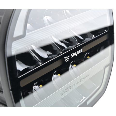 Proiector LED auxiliar Moai 9X Black, 162W, 12/24V, Combo Beam, pozitie alba si portocalie, 5000K, IP68, pentru camioane, 4x4 si utilaje [21]
