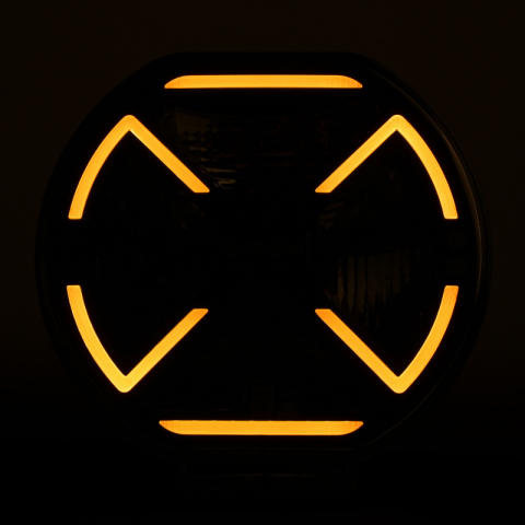 Proiector LED Auxiliar VIA Flash 9X FI218, 160W, Lumina Pozitie Dinamica Alba/Portocalie si Stroboscop [5]