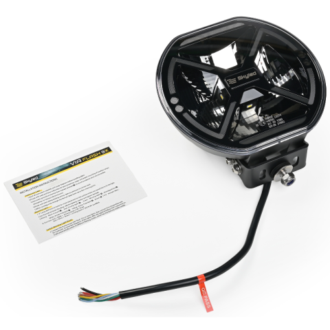 Proiector LED Auxiliar VIA Flash 9X FI218, 160W, Lumina Pozitie Dinamica Alba/Portocalie si Stroboscop [16]